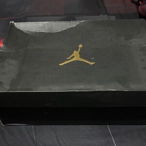 Jordan Men's Sneakers with Gold Logo